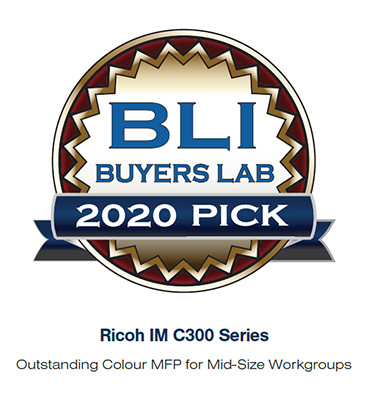 Ricoh remporte le prix Buyers Lab pour son nouveau MFP couleur A4 intelligent