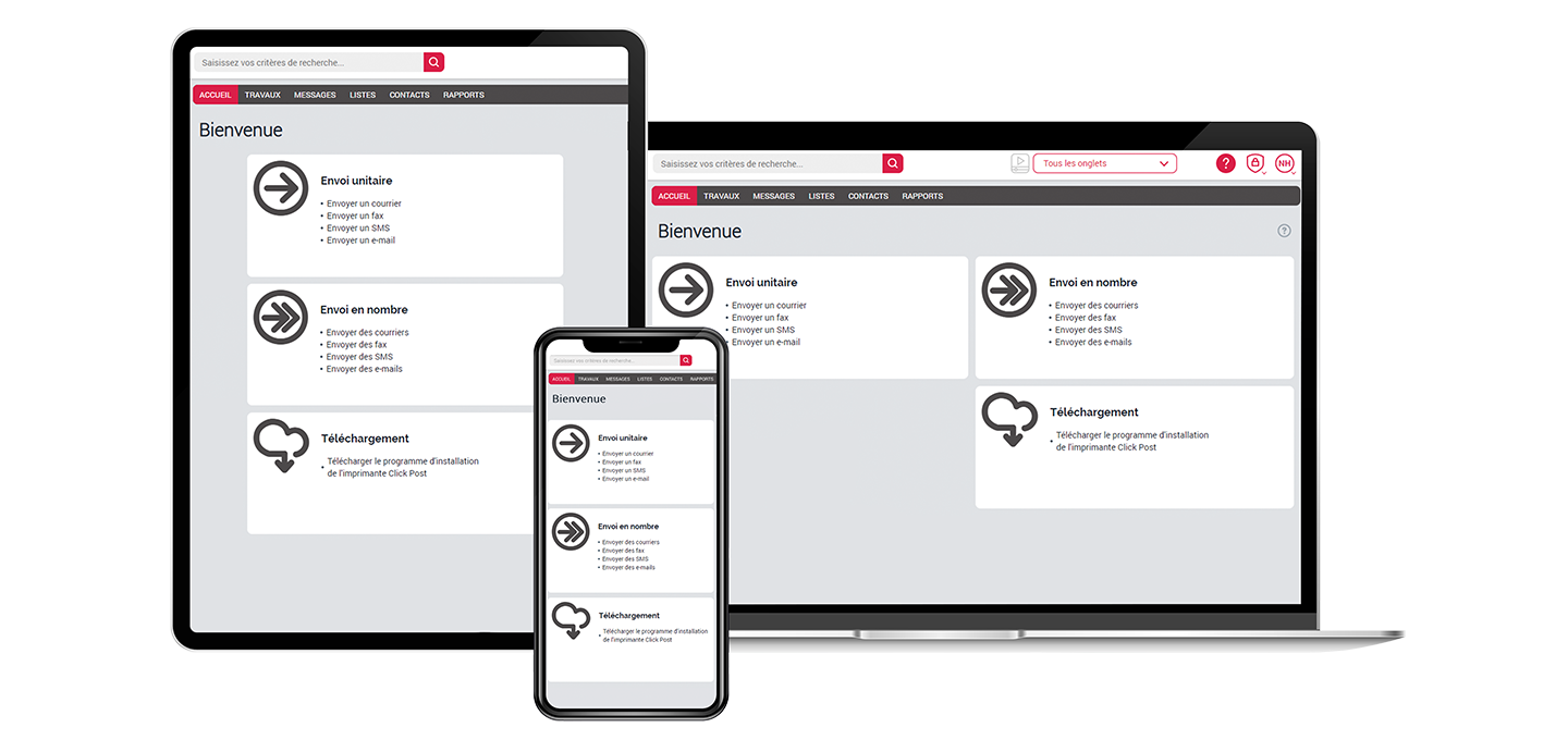 Click & Post devices
