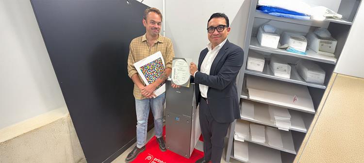 Premier certificat pour la gestion des couleurs chez Printvisie