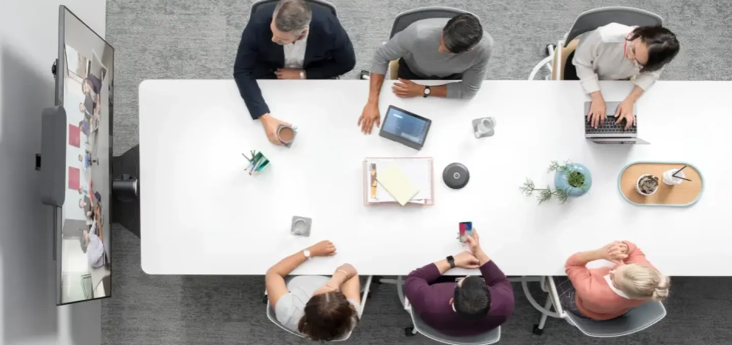 A group of people sitting at tables